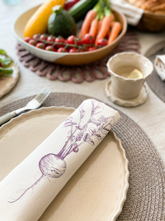 Lottie Day - Garden Veg Napkin Gift Set Napkins Lottie Day 
