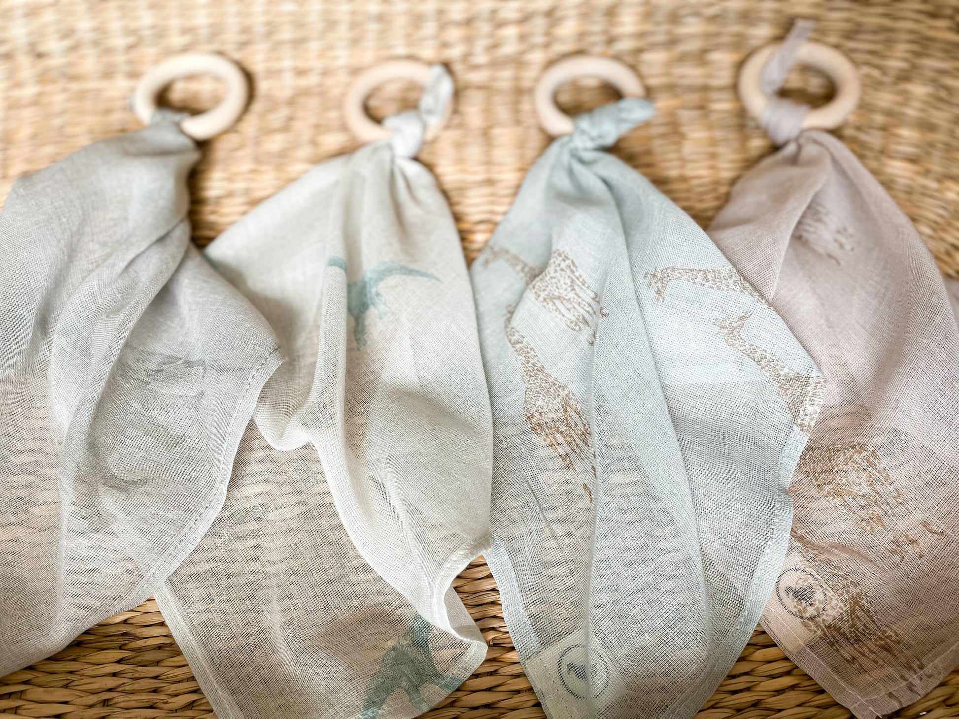 Teething Comforter - Effie the Elephant Grey Teether Janemade 