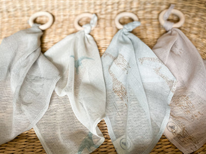 Teething Comforter - Effie the Elephant Grey Teether Janemade 