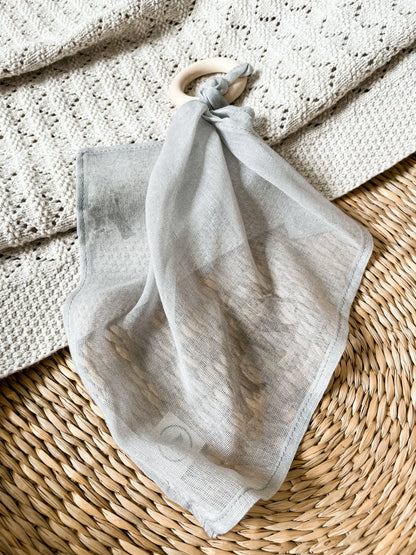 Teething Comforter - Effie the Elephant Grey Teether Janemade 